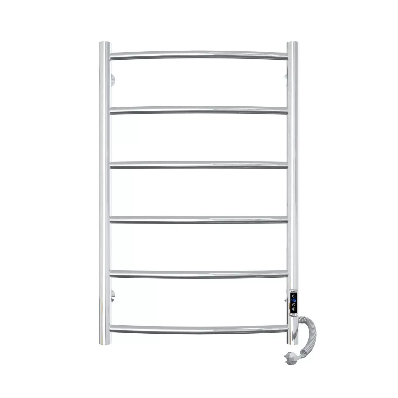 Полотенцесушитель электрический Laris Классик П6 500х800 с терморегулятором, правый, хром