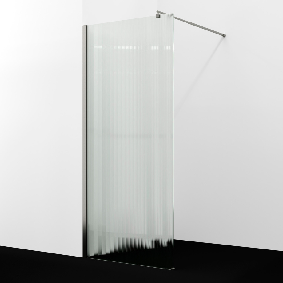 Душевая перегородка Wasserkraft Rur 30W39BN-FL прозрачное стекло, профиль никель