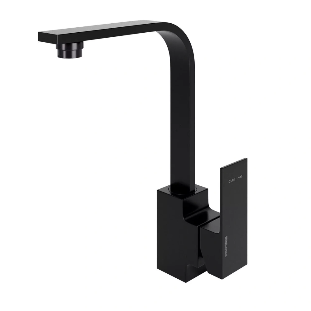 Смеситель для кухни WasserKraft Abens 2007 черный Soft-touch от магазина Vanna-Vanna.ru!