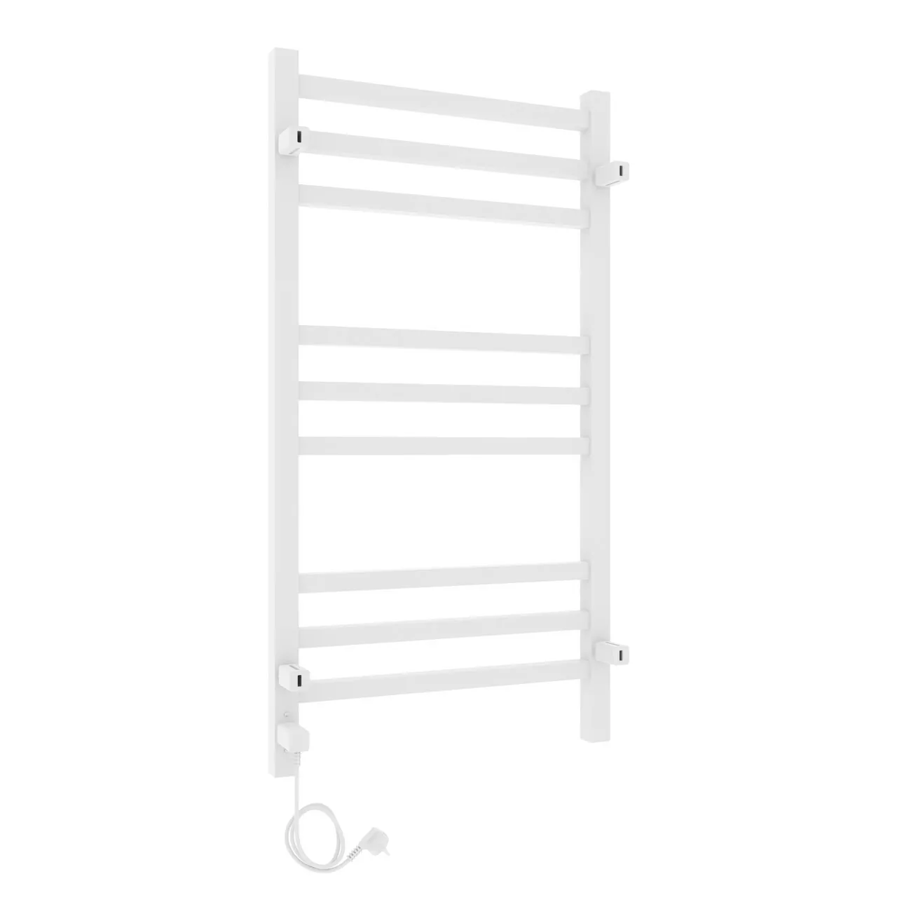 Полотенцесушитель электрический Laris Астор ЧК П9 350х700 с терморегулятором, правый, белый матовый