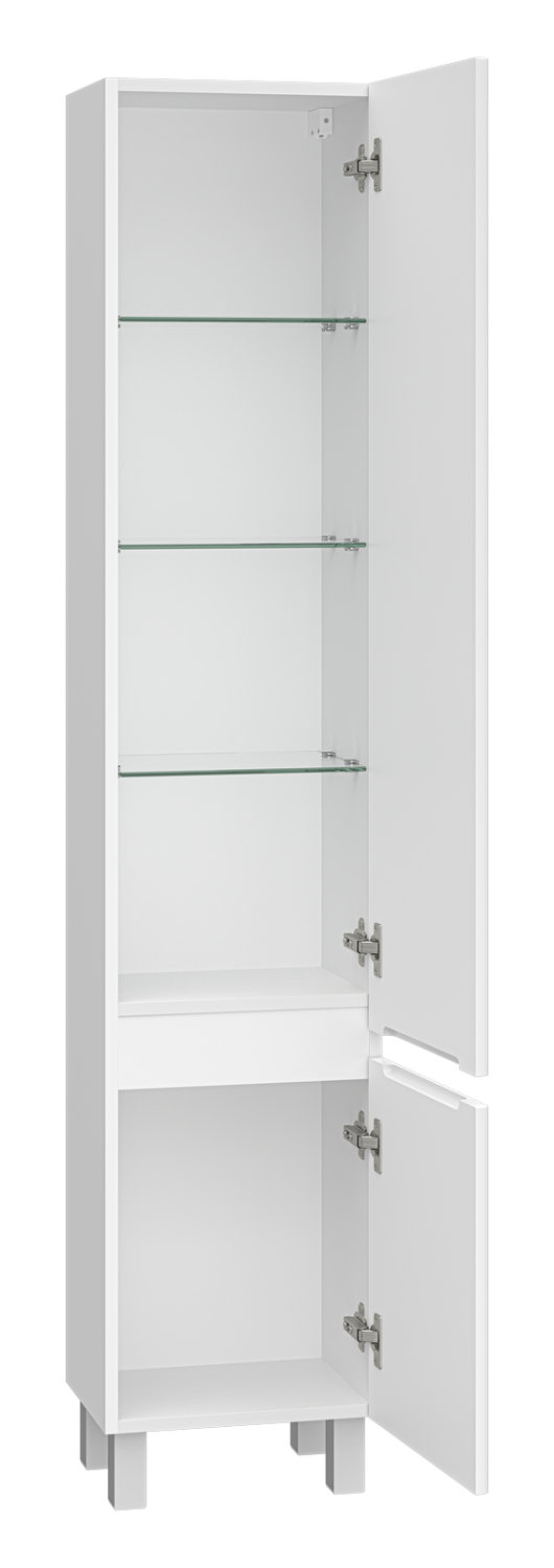 Пенал Brevita Victory 35 напольный/подвесной, R, белый