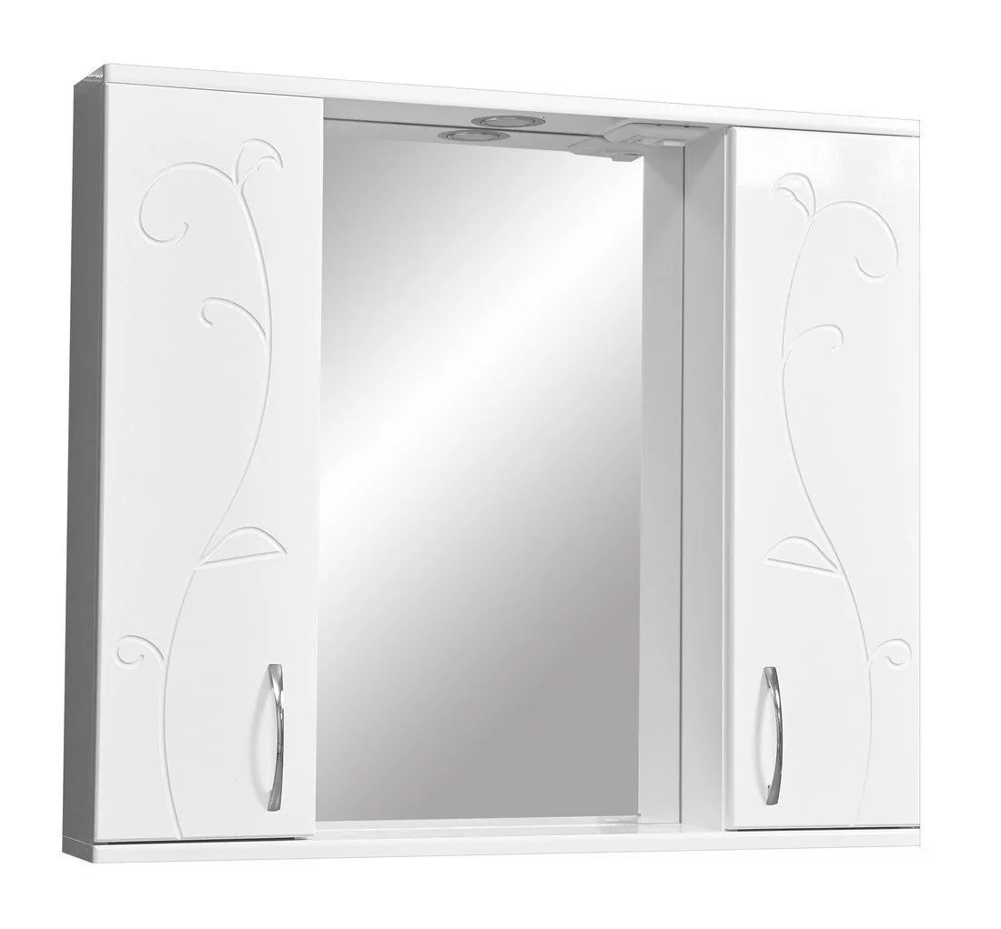 Мебель для ванной Stella Polar Фантазия 80 комплект, напольный, белый глянец