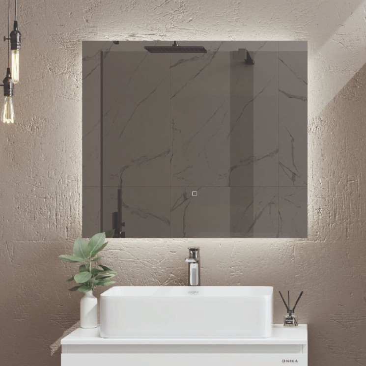 Зеркало Onika Люма 80 с LED подсветкой