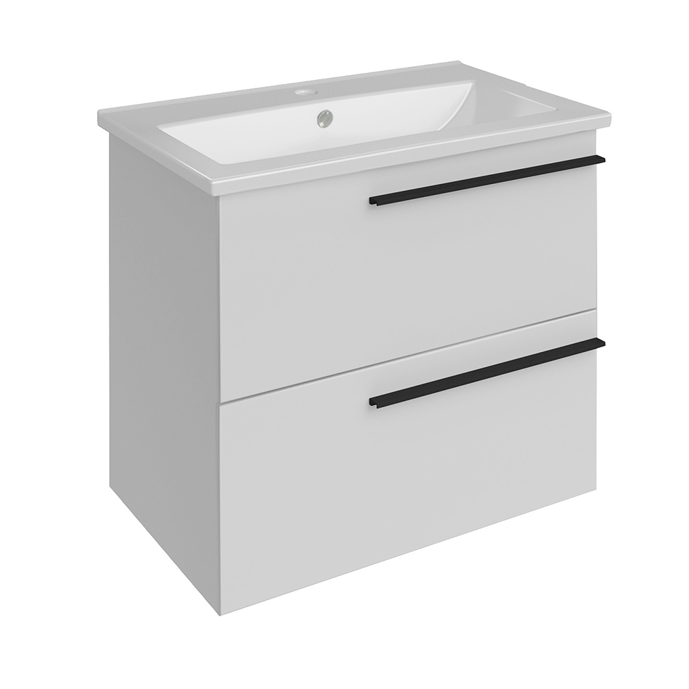 Мебель для ванной Асб-мебель Тида 60 комплект, подвесной, белый