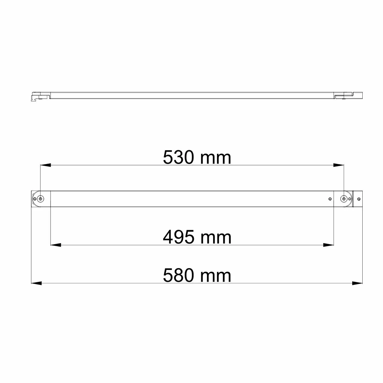 Фиксатор для стеклянной шторки WasserKraft D468 хром