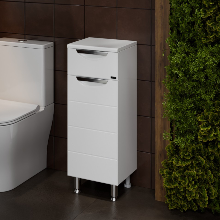 Тумба-комод Санта Родос 30 R, 1 ящик, 1 дверь, белая