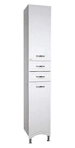 Пенал Misty Дрея 35 напольный, R, белый