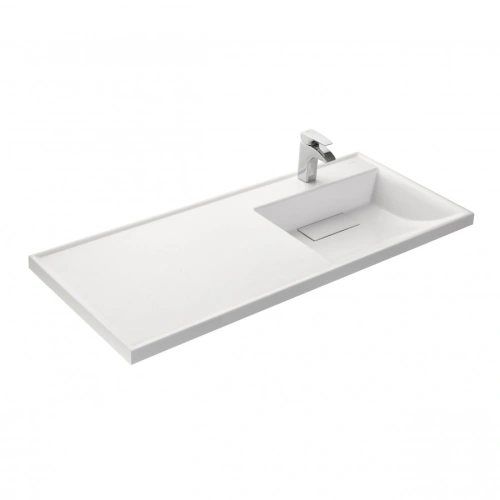 Раковина Aquaton Лондри 120 правая, белая от магазина Vanna-Vanna.ru!