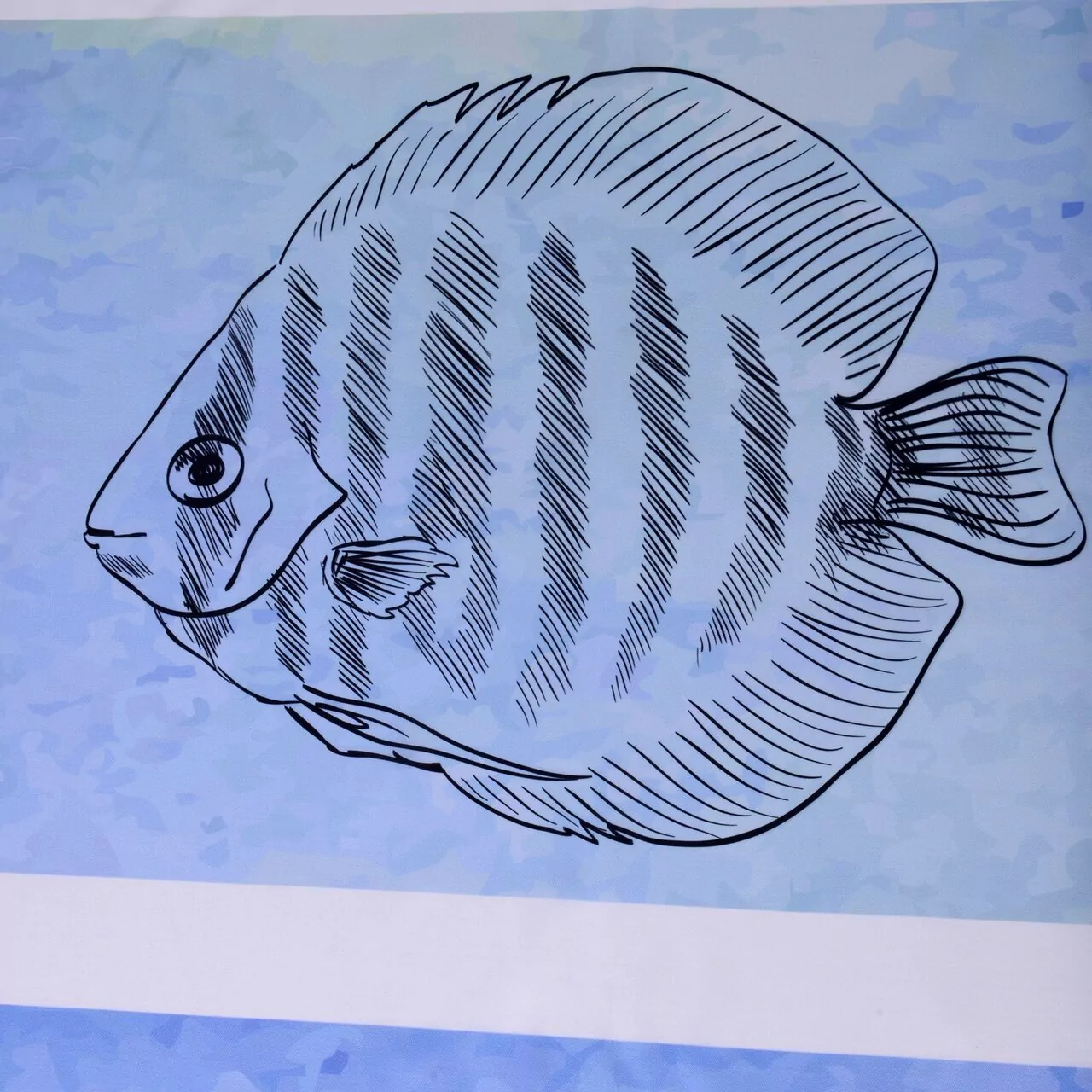 Тканевая шторка Wasserkraft Inn SC-43101