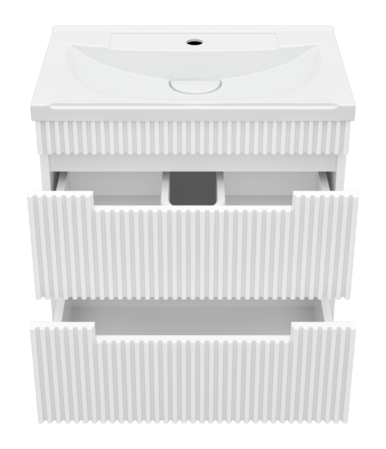 Тумба с раковиной Brevita Ariana 60 подвесная, белый