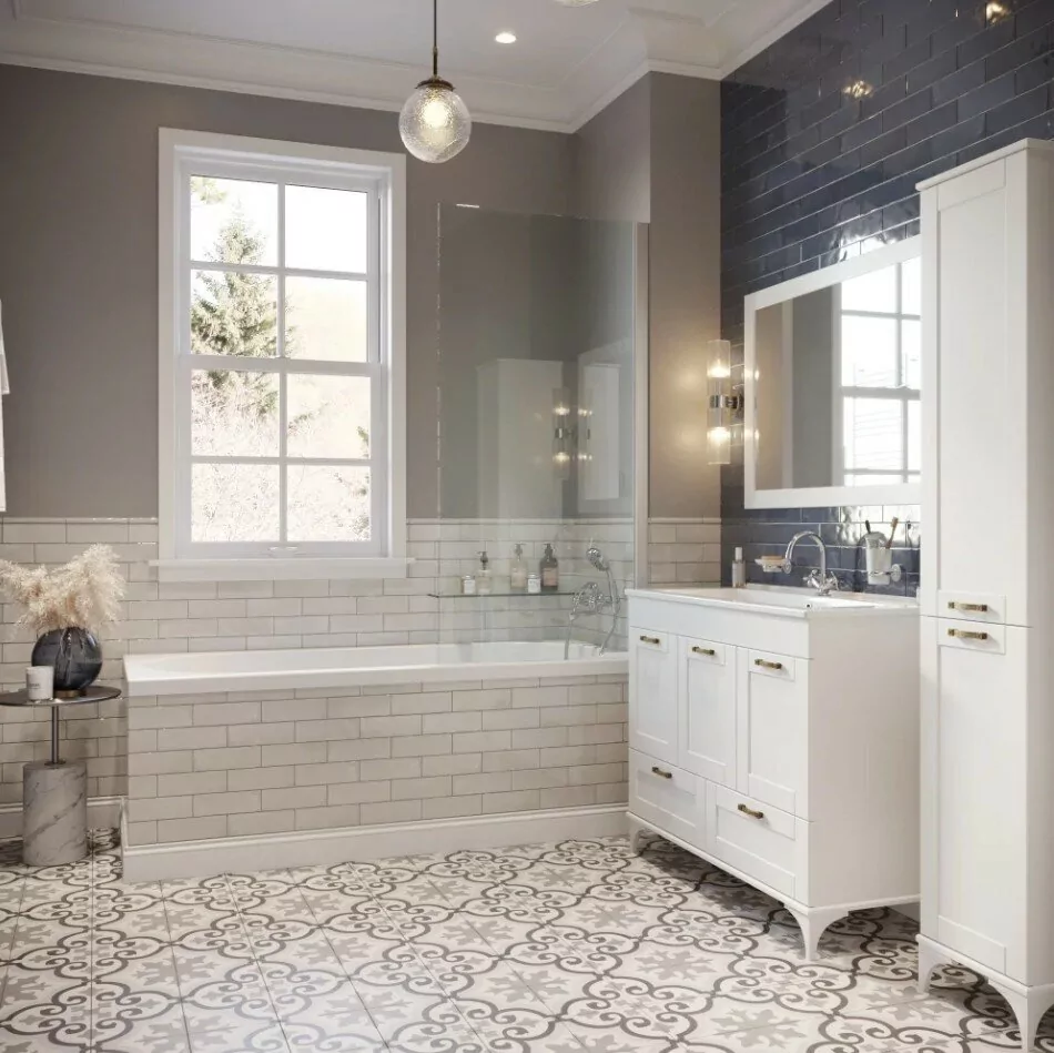 Зеркало Sanflor Ванесса 105 белый