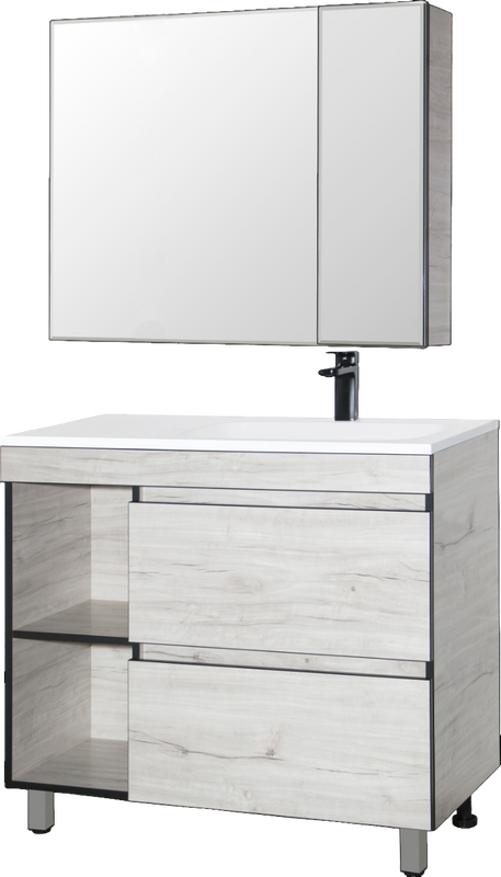 Тумба с раковиной Style Line Берлин 90 R напольная, соната