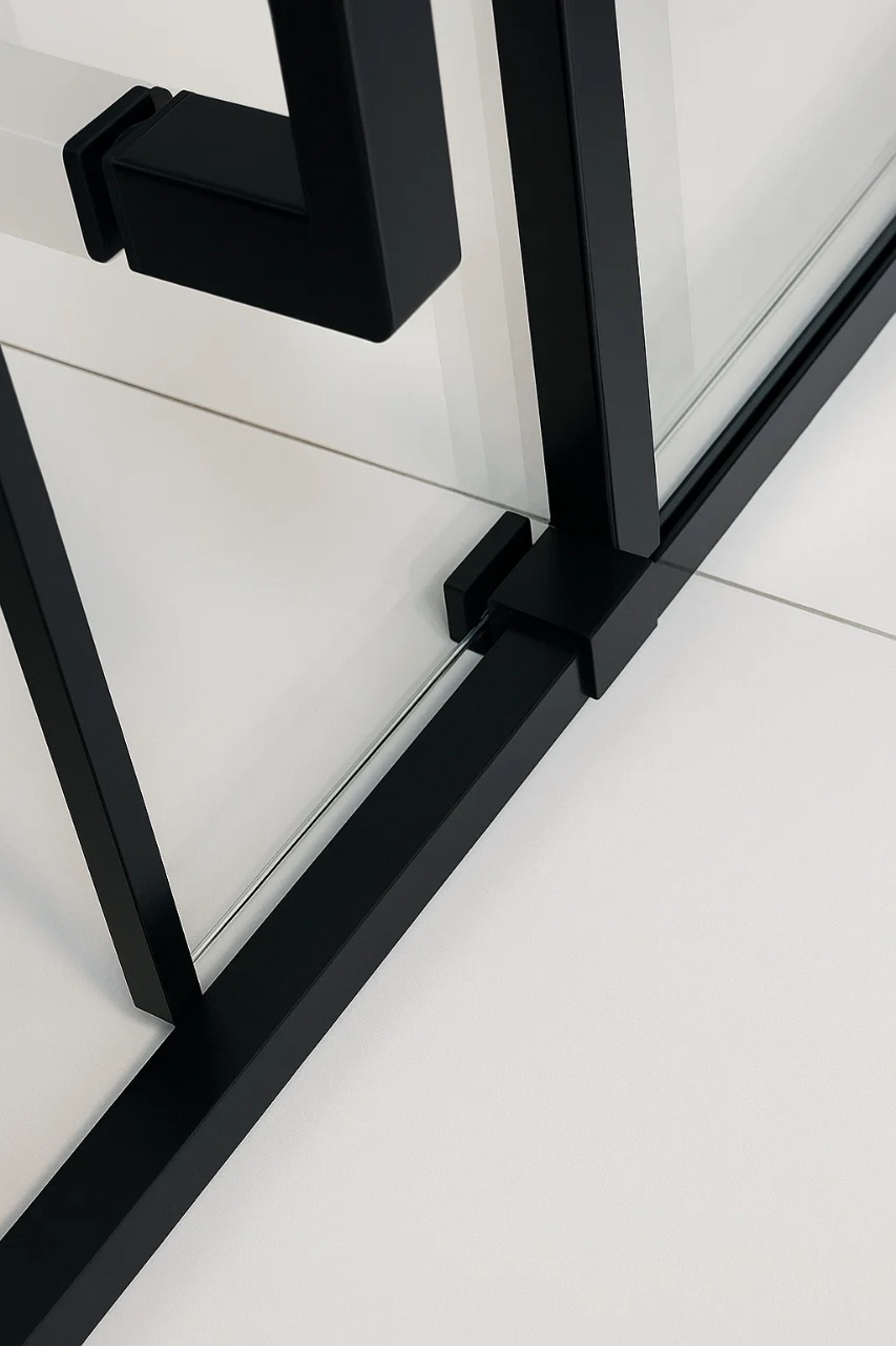 Душевой уголок Timo TDSS-140/03C-8R + TSS-1000/03C-8, 140x100 см, профиль черный, стекло прозрачное Душевой уголок Timo TDSS-140/03C-8R + TSS-1000/03C-8, 140x100 см, профиль черный, стекло прозрачное