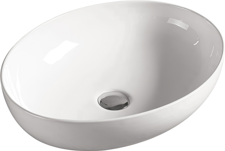 Раковина SantiLine SL-1020 накладная, белая