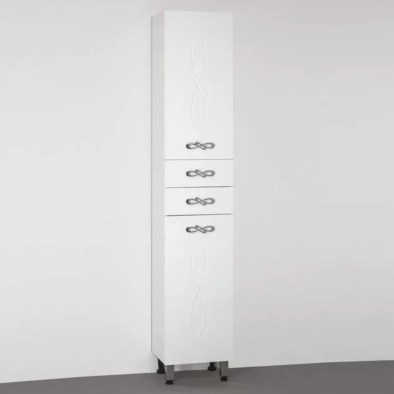 Пенал Style Line Венеция 36 напольный, белый