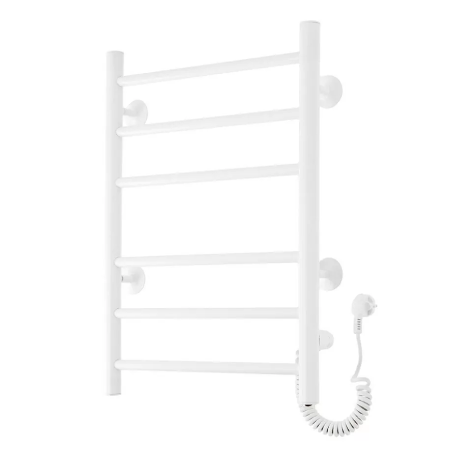 Полотенцесушитель электрический Domoterm Аврора DMT 109-6 40Х60 EK R правый, белый матовый