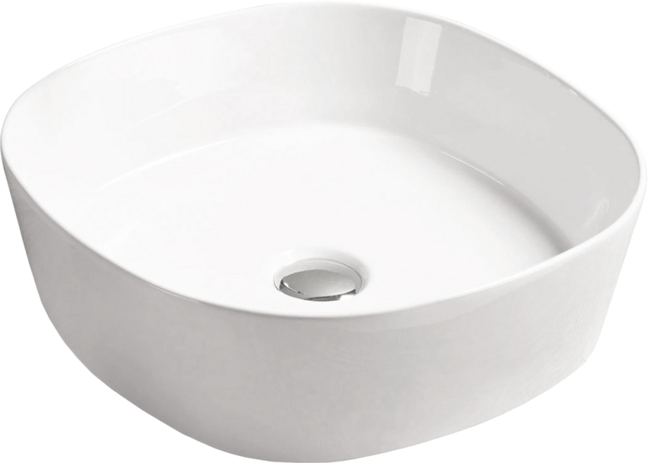 Раковина SantiLine SL-1048 накладная, белая