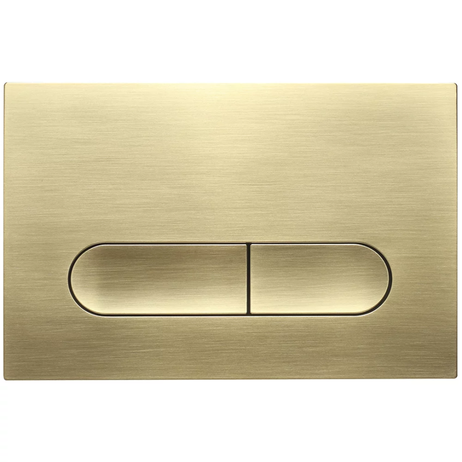 Кнопка смыва Veconi FLUSH V3, FLV3-G, 240х162х9, пластик, золото брашинг