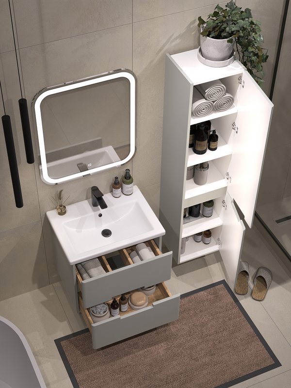 Пенал подвесной SanStar Ориана Grey