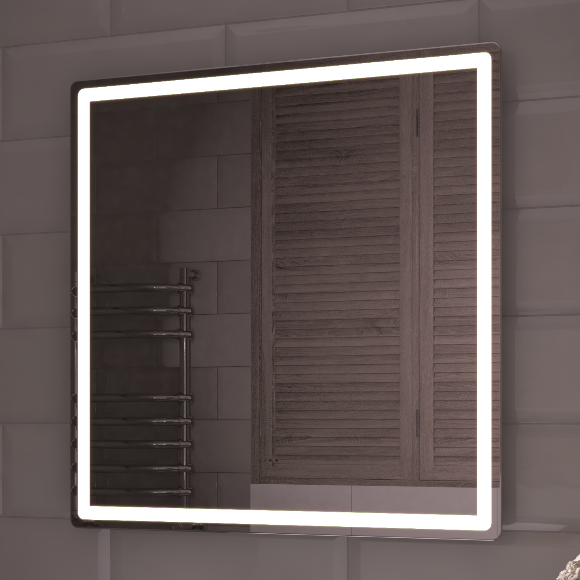 Зеркало Vigo Geometry Comfort 70 свет, сенсор, антизапотевание