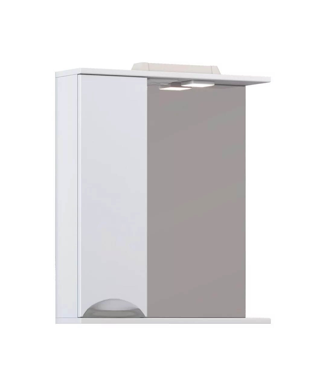 Зеркало со шкафчиком Vigo Callao 60 L, свет, белый