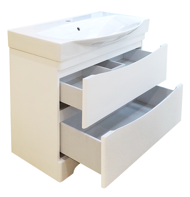 Тумба с раковиной Misty Элвис 105 белый