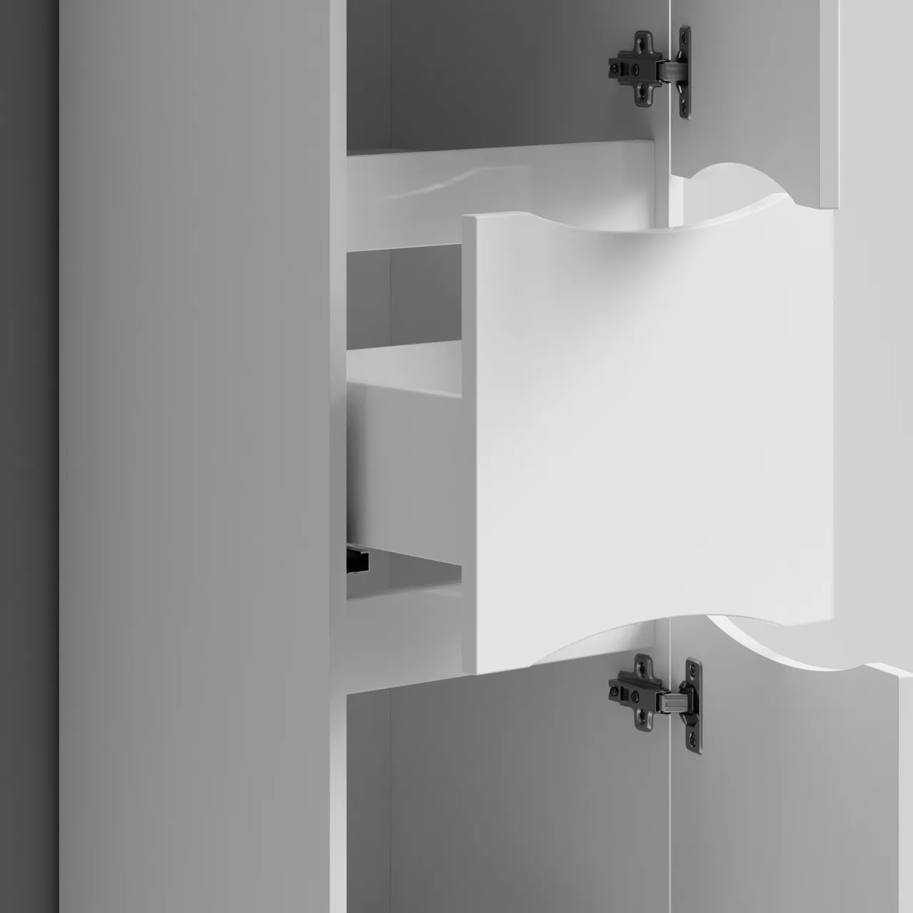 Пенал Vod-ok Лайт 35 L/R напольный, белый + 13 цветов