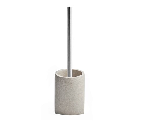 Ершик для унитаза WasserKraft Ohre K-37727 хром/бежевый