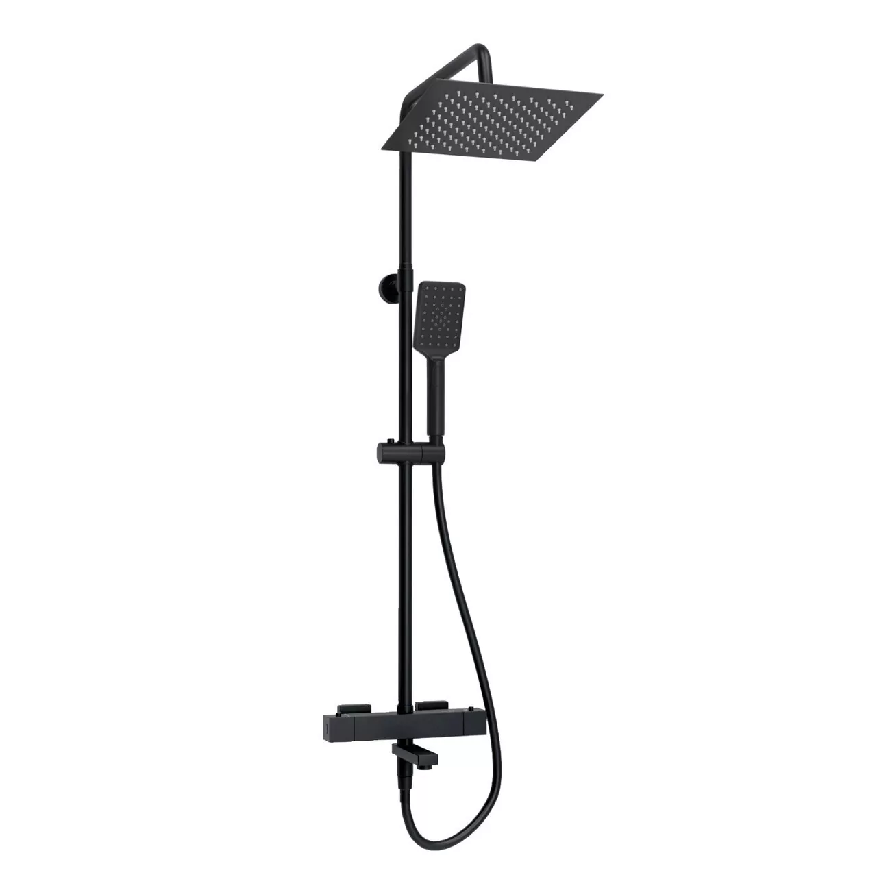 Душевая стойка WasserKraft A299.255.130.BM Thermo черный Soft-touch
