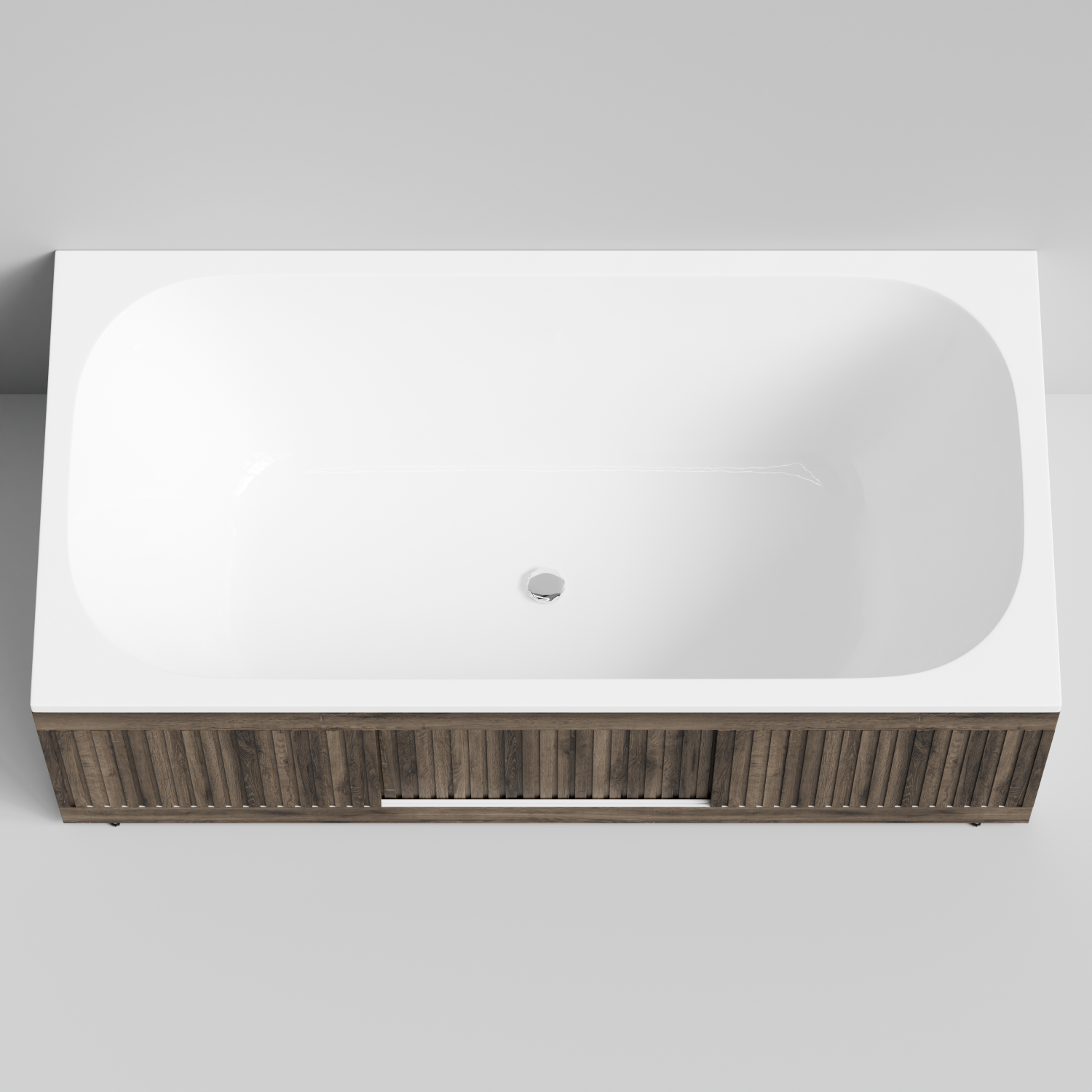 Экран под ванну Vod-ok Тач 170 раздвижной Дуб крымский коричневый