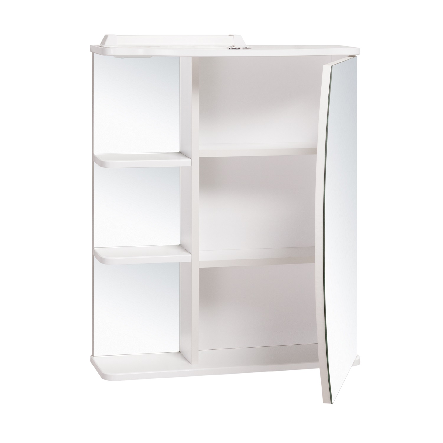 Зеркало-шкаф Runo Линда 60 R, белый