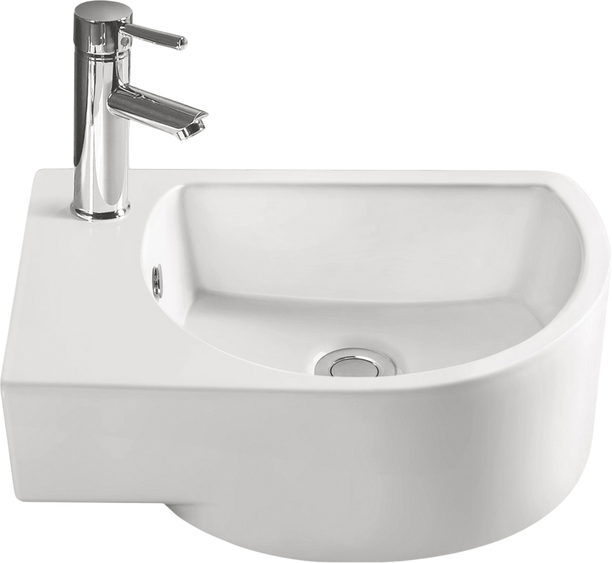 Раковина SantiLine SL-2015 R накладная, белая