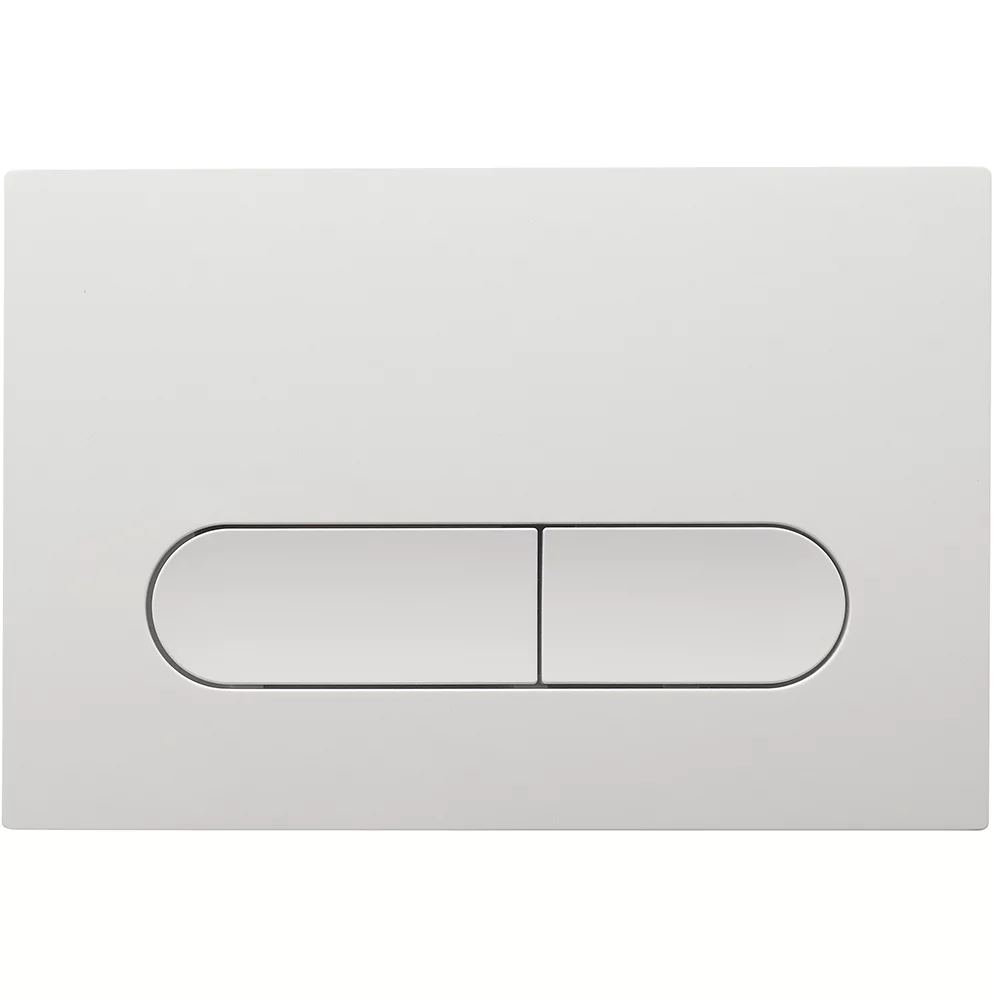 Кнопка смыва Veconi FLUSH V3, FLV3-W, 240х162х9, пластик, белый глянец