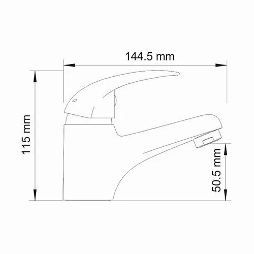 Смеситель для раковины WasserKraft Isen 2603 хром