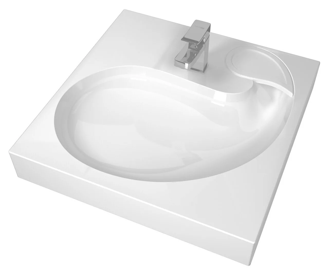 Раковина Stella Polar Шебби 60х60 белый