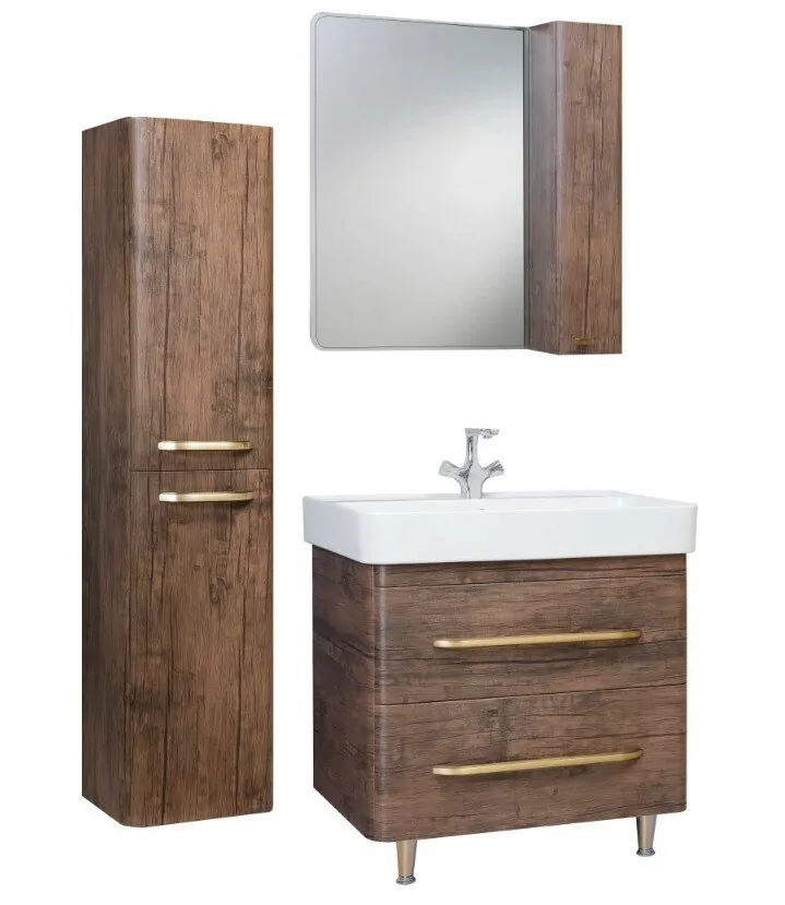 Пенал Bellezza Олимпия 35 L подвесной, орех