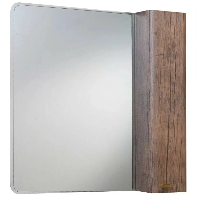 Зеркало со шкафчиком Bellezza Олимпия 60 R орех