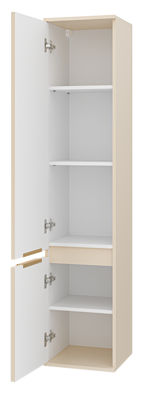 Пенал Brevita Enfida 35 напольный/подвесной, L, бежевый