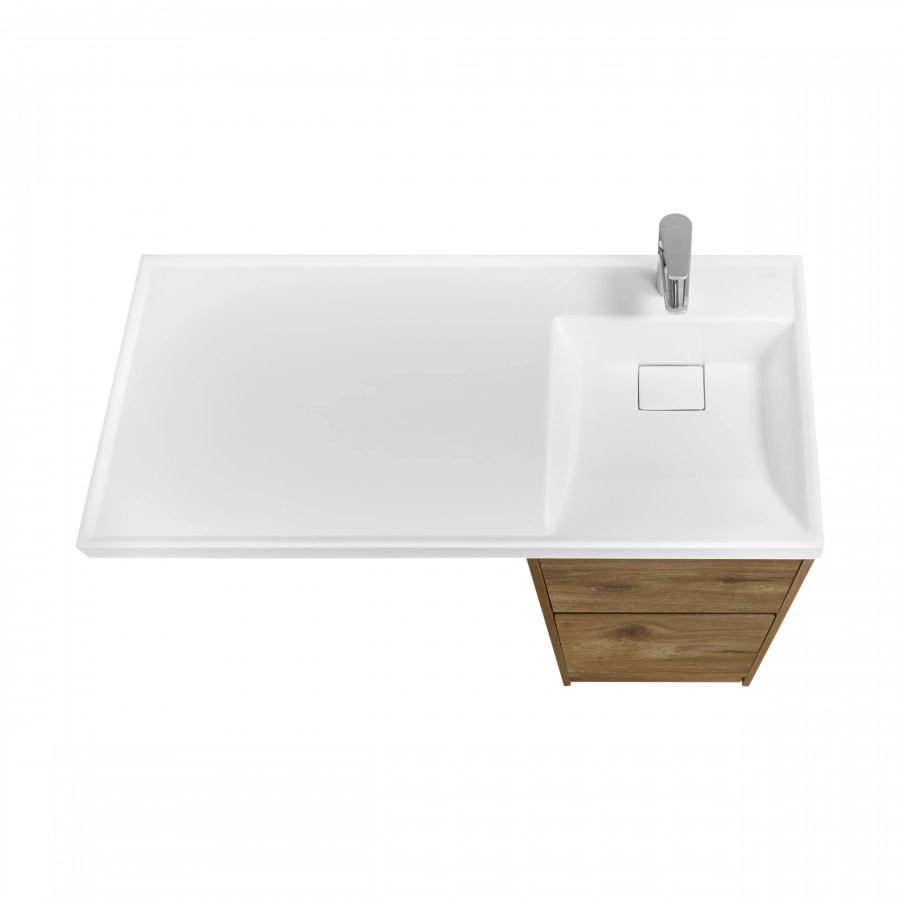 Тумбы под раковину AQUATON Лондри 40 Дуб Рустикальный