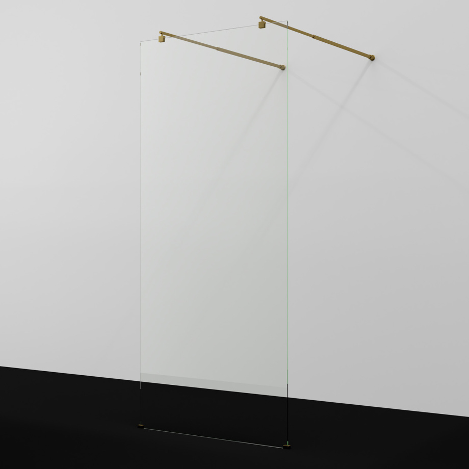 Душевая перегородка WasserKRAFT Vechte 60W39BG матовое золото