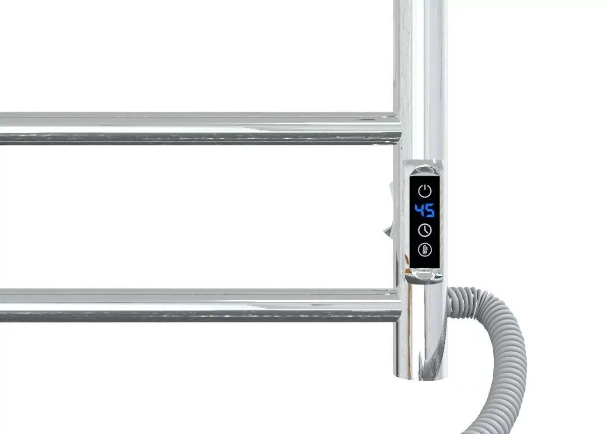 Полотенцесушитель электрический Laris Джаз П6 400х600 с терморегулятором, правый, хром