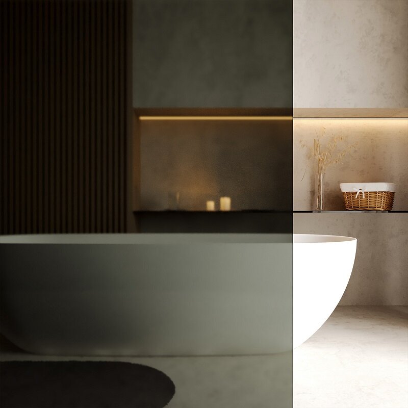 Душевая перегородка WasserKRAFT Vechte 60W46GR-TG графит