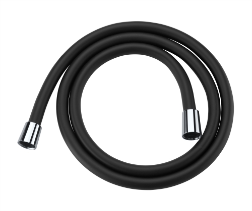 Шланг для душа WasserKraft A085, Пвх, 150 см, черный Soft-touch