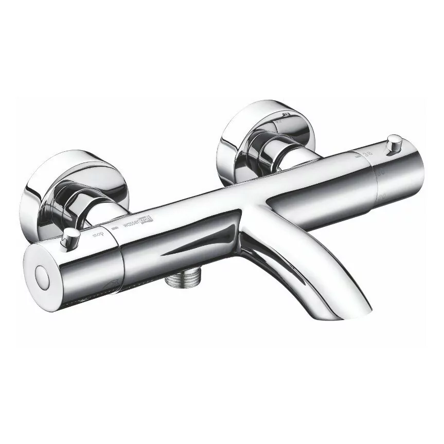 Смеситель для ванны WasserKraft Berkel 4811 Thermo хром
