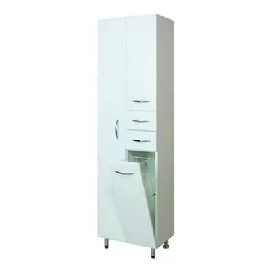 Пенал Onika Модерн 52.17 напольный с корзиной, белый