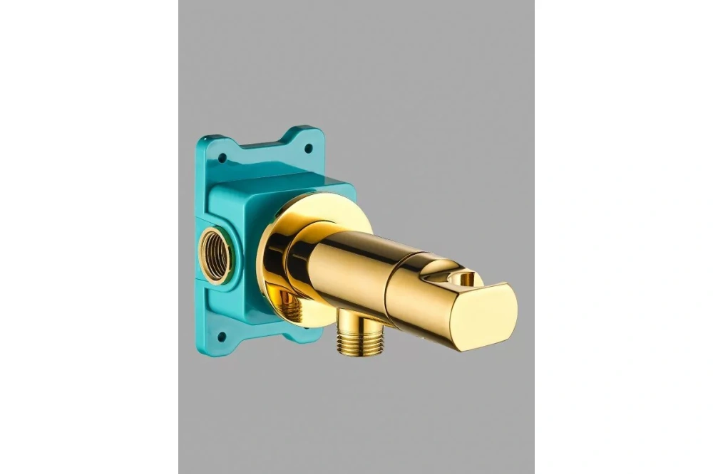 Смеситель с гигиеническим душем ALMAes Agata AL-877-08 золото от магазина Vanna-Vanna.ru!