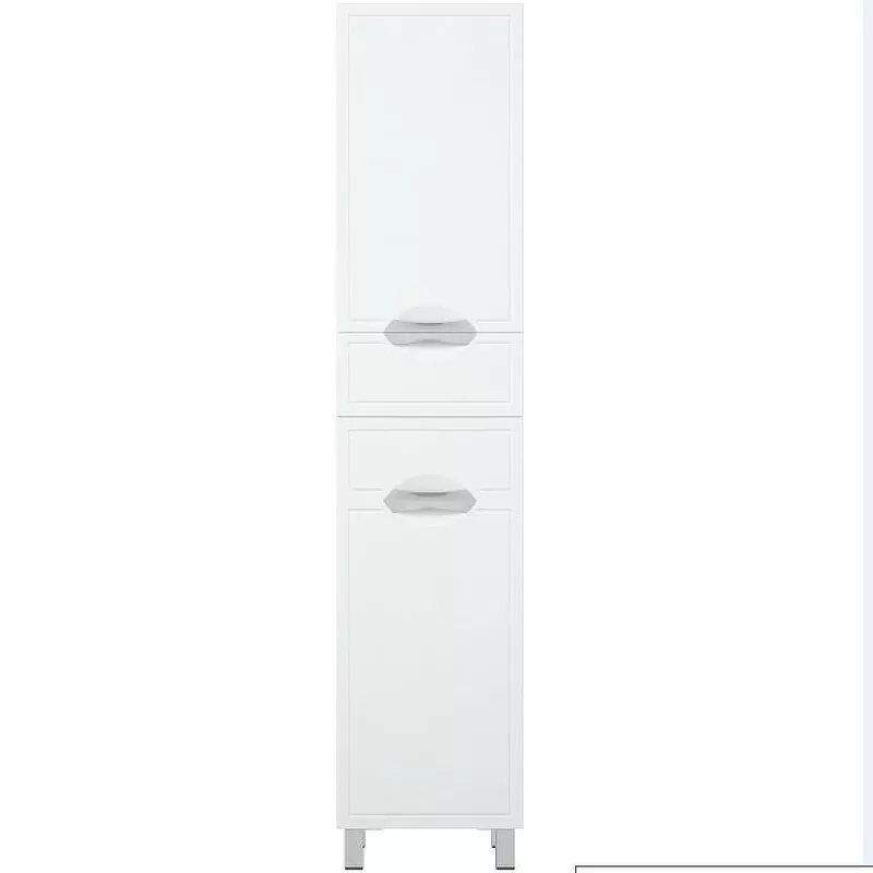 Пенал Corozo Монро 40 Z2 L/R с корзиной для белья, напольный, универсальный, белый