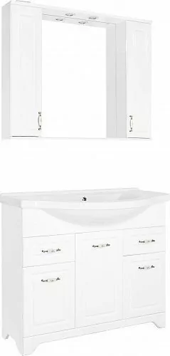 Тумба с раковиной Style Line Олеандр-2 100 напольная, белая от магазина Vanna-Vanna.ru!