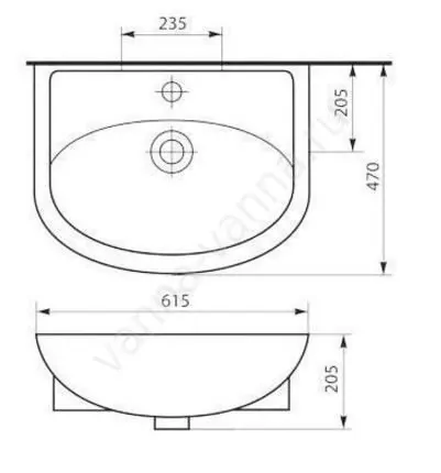 Мебель для ванной Francesca Империя 60 1 ящик, комплект, напольный, белый