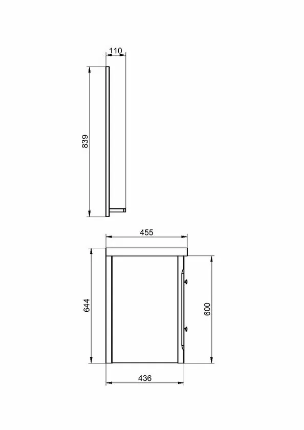 Зеркало ASB Woodline Кастелло 80 бежевый